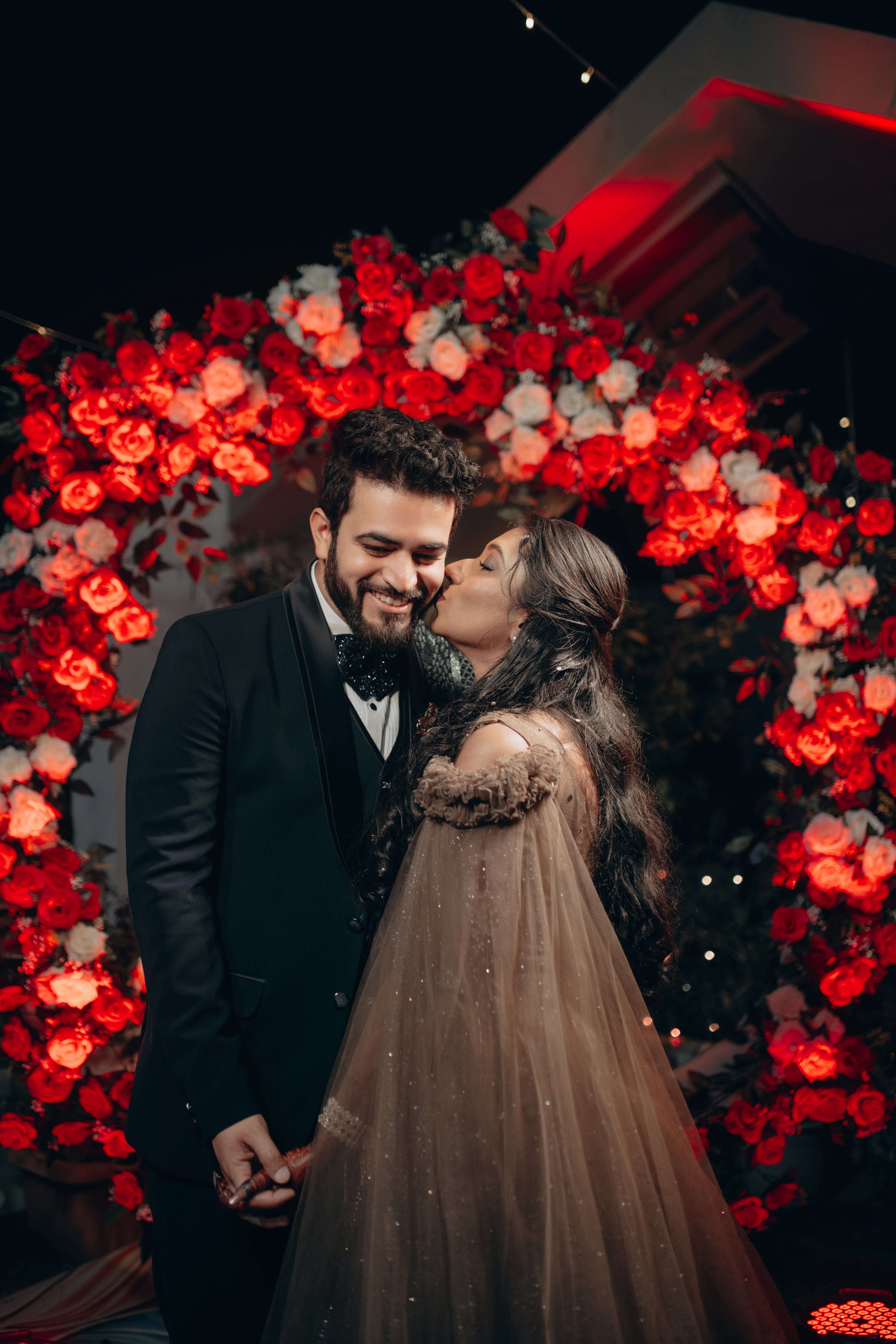 Staircase Bridal Portrait